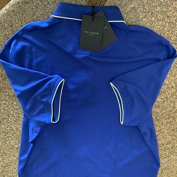 Ted Baker London Royal Blue Polo Style Shirt NWT​​​​​​​​​​ - Picture 6 of 6